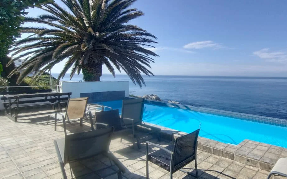 View from the pool area on the roof at the Grange Treatment centre. The ultimate addiction centre